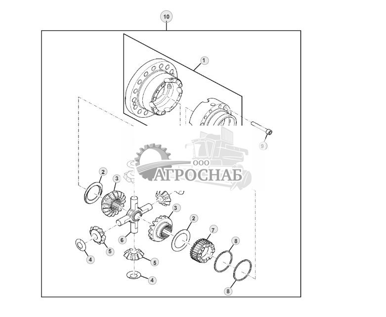 Differential Housing, Rear Axle, LOK 212, LOK 236 - ST871503 22.jpg